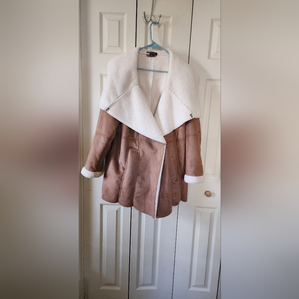 Suede faux jacket